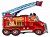 Фигура, Пожарная машина, Красный 31"/79 см